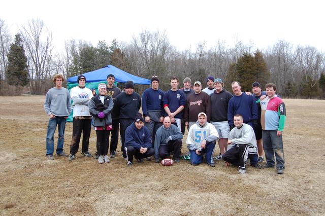 Station 34 and 66 after a flag football game in Perkiomen Twp on February 27, 2009